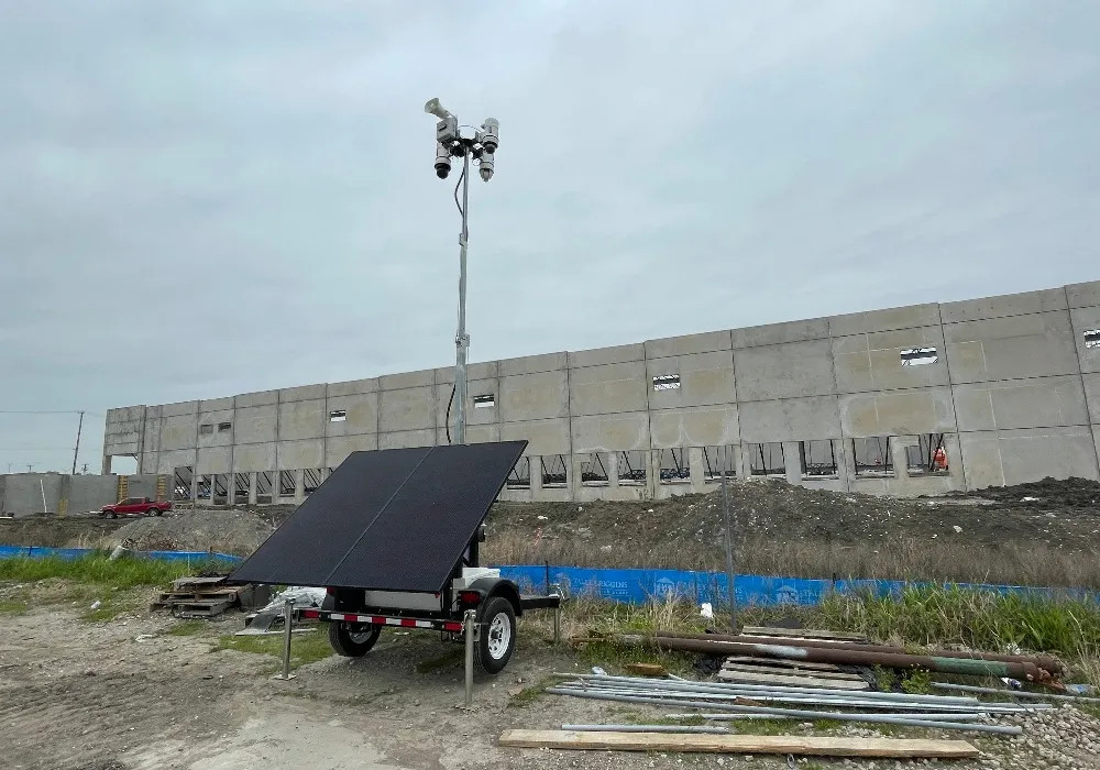 Jobsite Solar Surveillance Trailer - Header