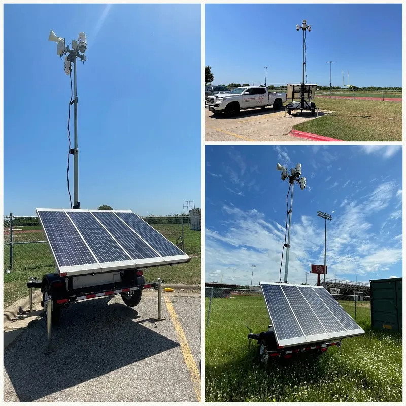 Surveillance Trailer at University Campus